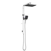 ACL Ceram Multi-Function Twin Rail Shower Set Top-Inlet PHC636-201 Chrome - overhead and rail shower