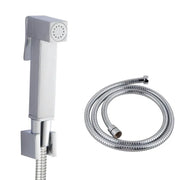 Square Toilet Bidet Spray Kit with 1.2m Stainless steel Hose Chrome and Colours FIL Kitchen Bathroom