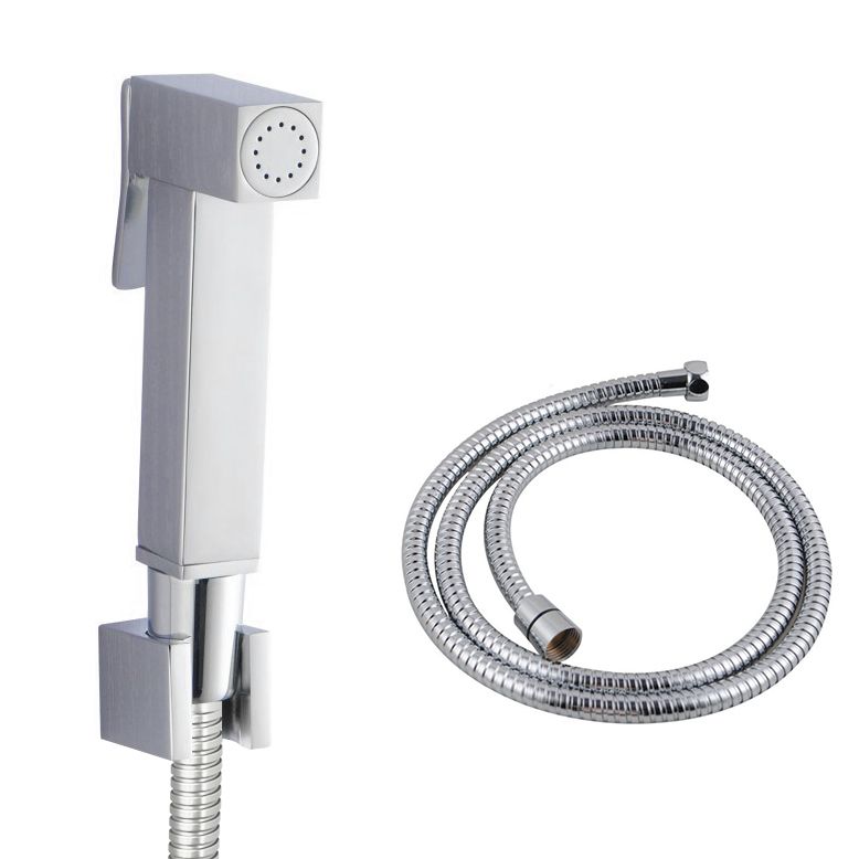 Square Toilet Bidet Spray Kit with 1.2m Stainless steel Hose Chrome and Colours