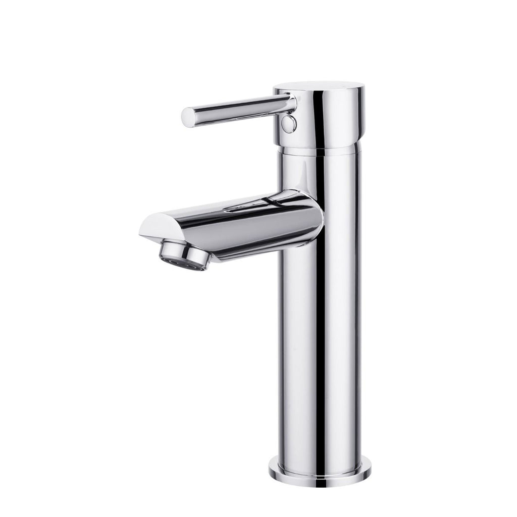 LUCID PIN Series Round Basin Mixer(Tall Vesion) Chrome/Matte Black