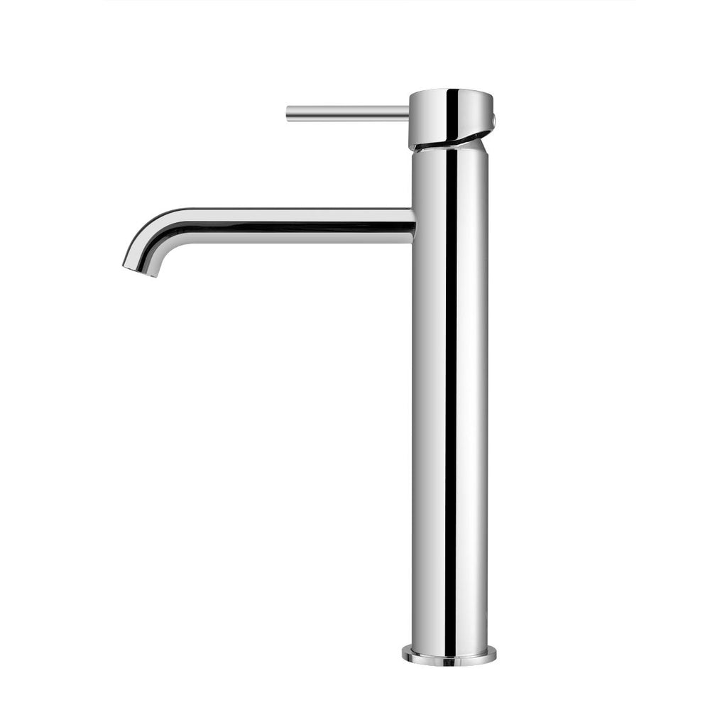 LUCID PIN Series Round Tall Basin Mixer  Chrome & Colours