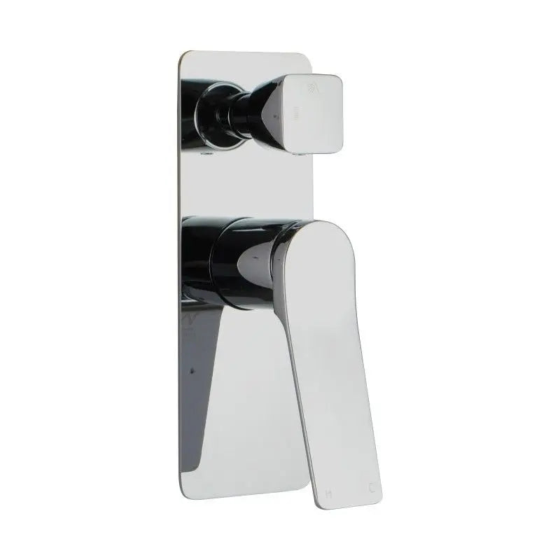 RUSHY Series Square Wall Mixer With Diverter(color up)Chrome and Colours FIL Kitchen Bathroom