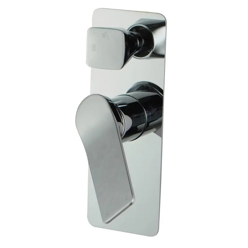 RUSHY Series Square Wall Mixer With Diverter(color up)Chrome and Colours FIL Kitchen Bathroom