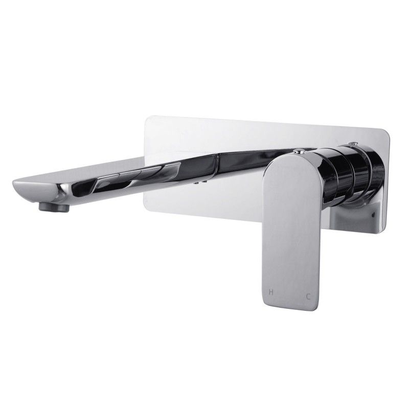 VOG Bathtub/Basin Wall Mixer With Spout(color up)  Chrome & Colours