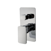 IVANO Series Solid Brass Chrome/Black Bath/Shower Wall Mixer with Diverter Wall Mounted FIL Kitchen Bathroom