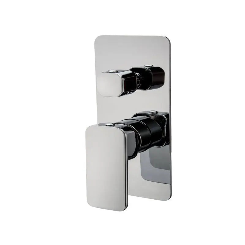 IVANO Series Solid Brass Chrome/Black Bath/Shower Wall Mixer with Diverter Wall Mounted FIL Kitchen Bathroom