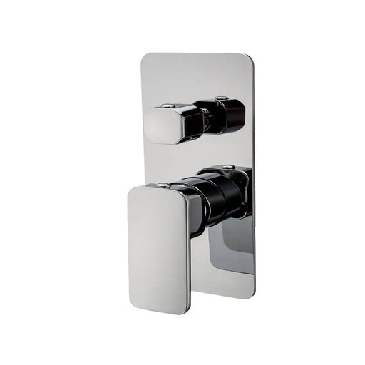 IVANO Series Solid Brass Chrome/Black Bath/Shower Wall Mixer with Diverter Wall Mounted FIL Kitchen Bathroom