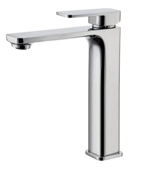 IVANO Series Tall Basin Mixer Chrome & Black FIL Kitchen Bathroom