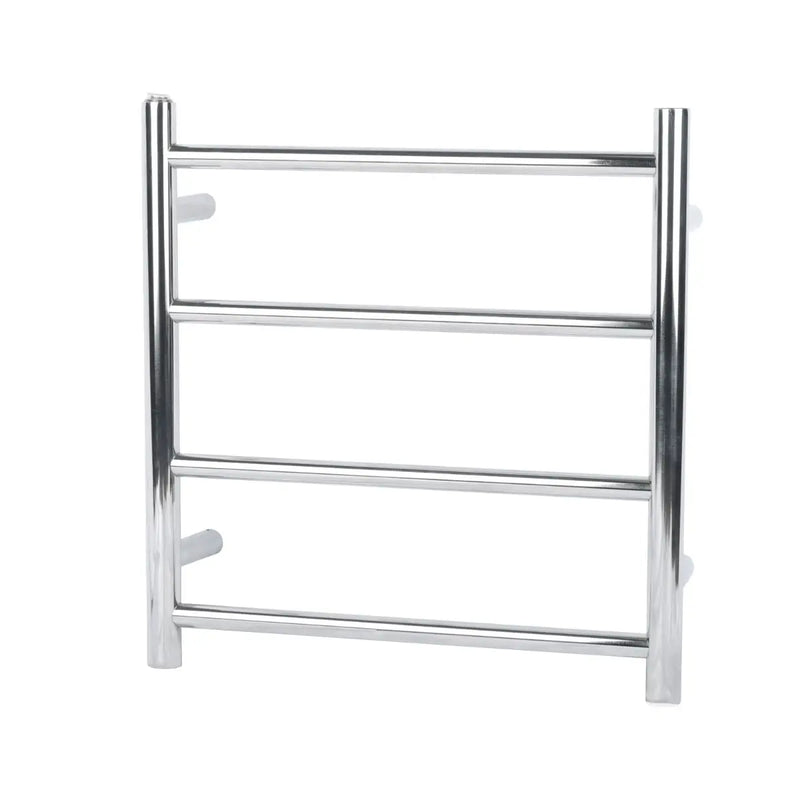 Round  Electric Heated Towel Rack 4 Bars Chrome and Colours FIL Kitchen Bathroom