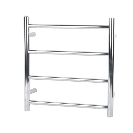 Round  Electric Heated Towel Rack 4 Bars Chrome and Colours FIL Kitchen Bathroom