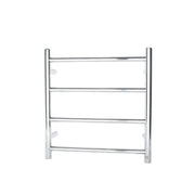 Round  Electric Heated Towel Rack 4 Bars Chrome and Colours FIL Kitchen Bathroom