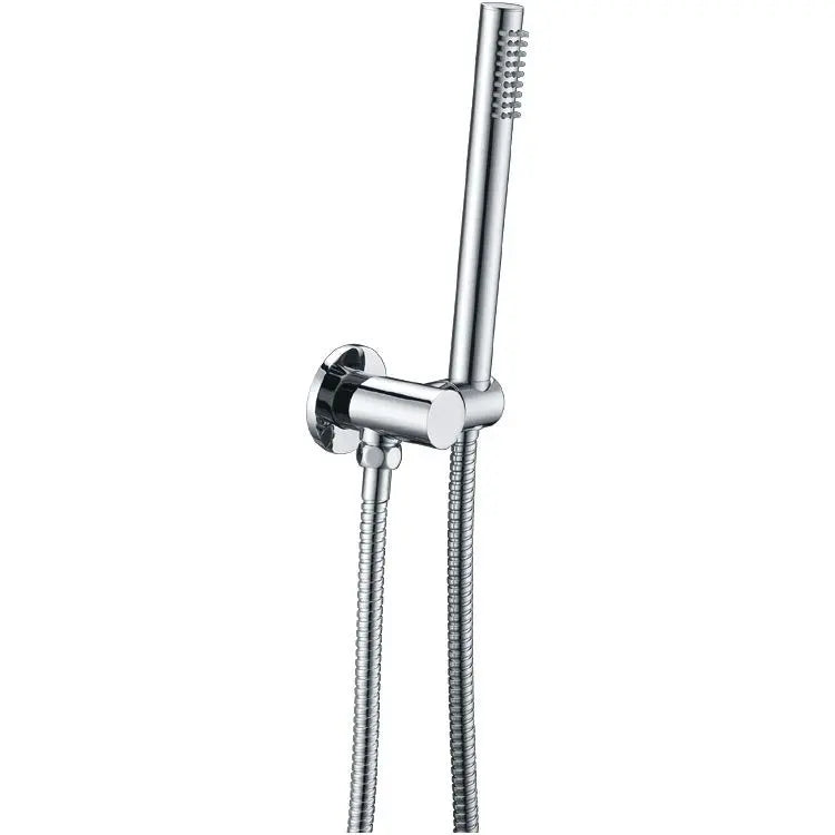Round Hand held Shower Set Chrome and Colours FIL Kitchen Bathroom
