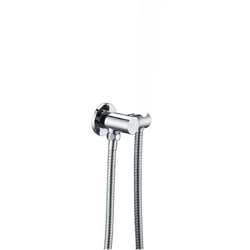 Round Chrome/Black Hand held Shower Bracket Holder FIL Kitchen Bathroom