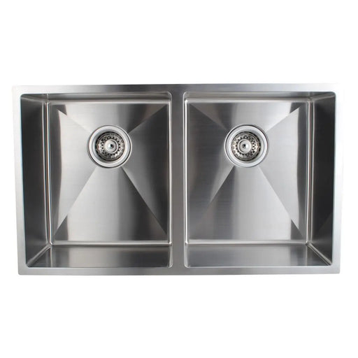 770*440*230mm Double Bowls Top/Undermount Kitchen/Laundry Stainless Steel Sink FIL Kitchen Bathroom
