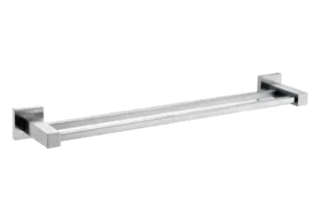 BLAZE Chrome Double Towel Rail 600mm FIL Kitchen Bathroom