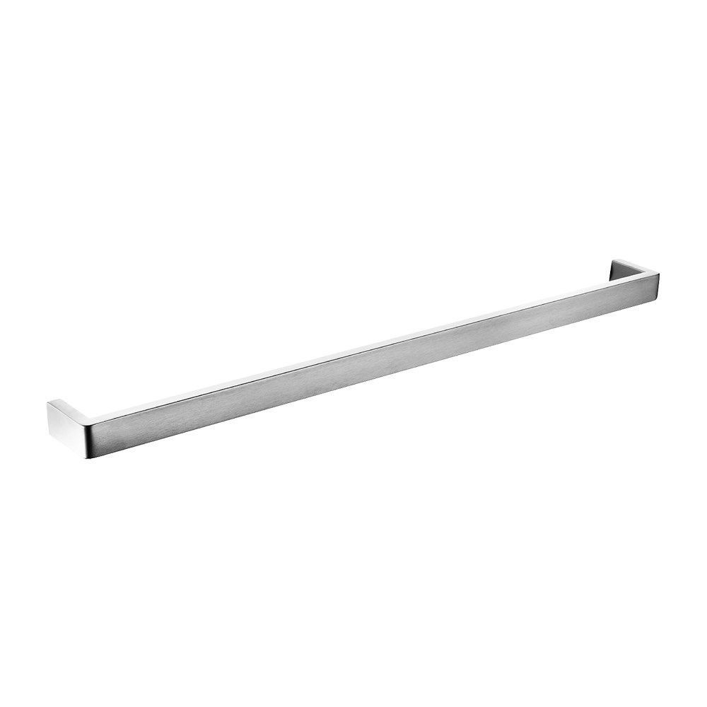 IVANO Series Square  Single Towel Rail 800mm Chrome and Colours