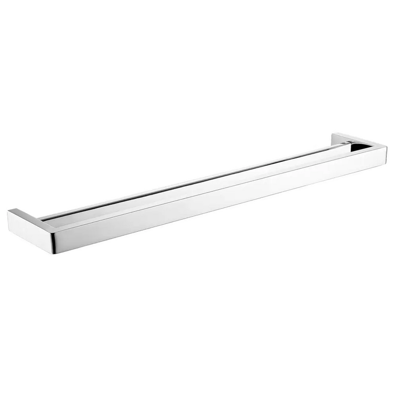IVANO Series Square Chrome Double Towel Rail 800mm FIL Kitchen Bathroom