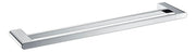 AU Double Towel Rail 800mm Chrome and Colours FIL Kitchen Bathroom