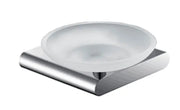 AU Chrome/Black Soap Dish Holder FIL Kitchen Bathroom