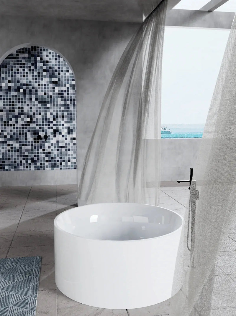 COMO FREESTANDING BATHTUB GLOSS WHITE 1280MM CETO