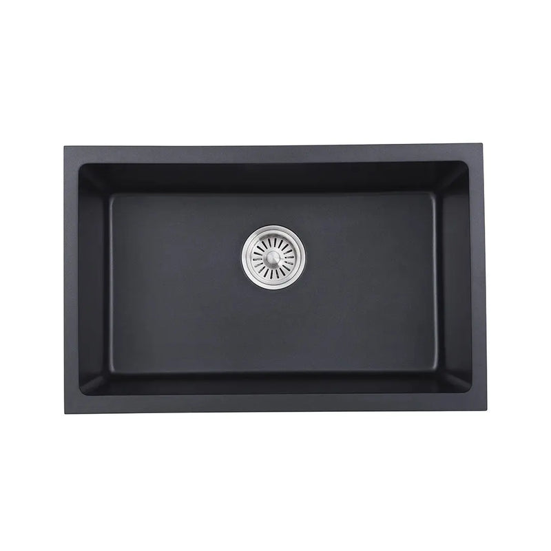 Cora Black Granite Sink 680mm - FIL Kitchen Bathroom