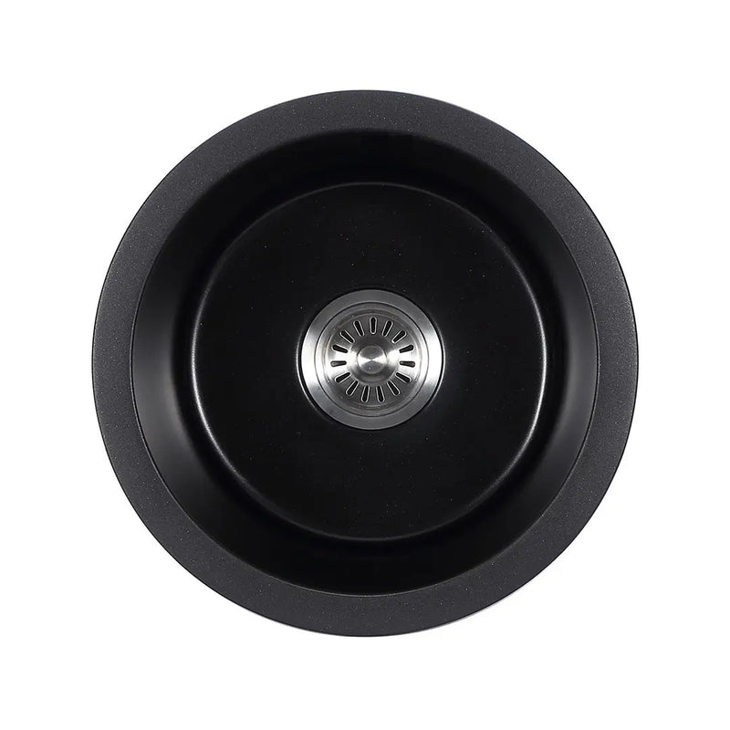 Cora Black Granite Sink Round - FIL Kitchen Bathroom
