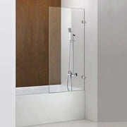 FIXED PANEL OVER BATHTUB SCREEN BRUSHED NICKEL FIL Kitchen Bathroom