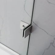 FIXED PANEL OVER BATHTUB SCREEN BRUSHED NICKEL FIL Kitchen Bathroom