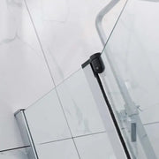 FIXED AND SWING PANEL OVER BATHTUB SCREEN CHROME FIL Kitchen Bathroom