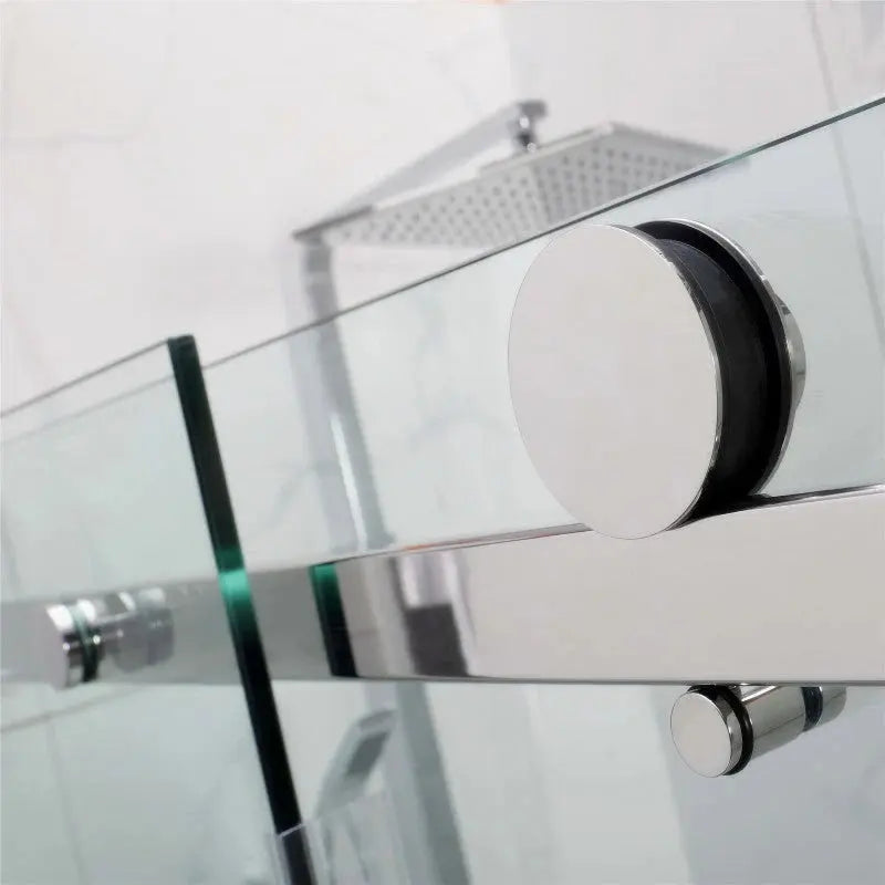 FRAMELESS SLIDING OVER BATHTUB Chrome/Black/Brushed Nickel/Gun Metal/Brushed Gold FIL Kitchen Bathroom