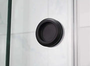 FRAMELESS SLIDING DOOR WALL TO WALL MATTE BLACK FIL Kitchen Bathroom