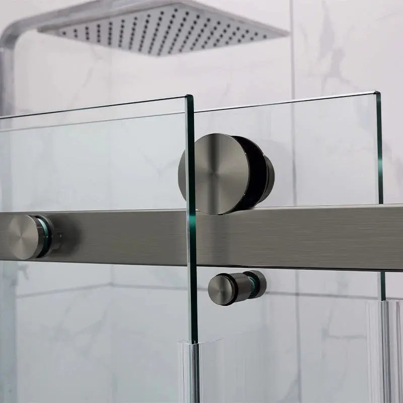 FRAMELESS SLIDING OVER BATHTUB Chrome/Black/Brushed Nickel/Gun Metal/Brushed Gold FIL Kitchen Bathroom