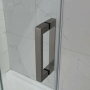 FRAMELESS SLIDING OVER BATHTUB Chrome/Black/Brushed Nickel/Gun Metal/Brushed Gold FIL Kitchen Bathroom