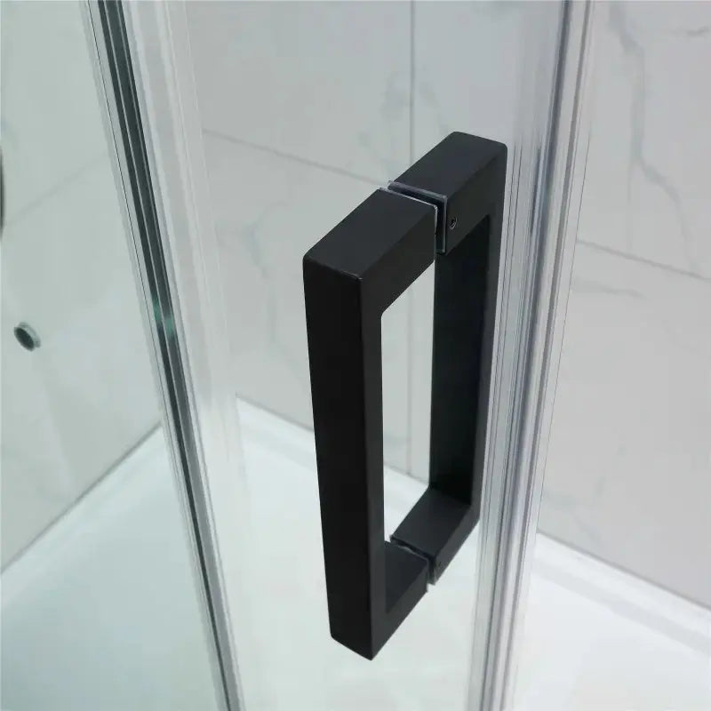 FRAMELESS SLIDING DOOR WALL TO WALL MATTE BLACK FIL Kitchen Bathroom