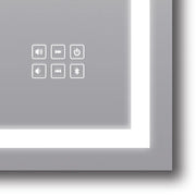 900x750mm ART- Bluetooth LED Mirror with Magnifier FIL Kitchen Bathroom