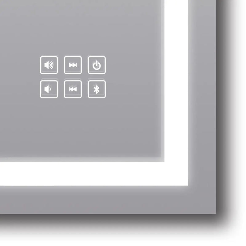 900x750mm ART- Bluetooth LED Mirror with Magnifier FIL Kitchen Bathroom