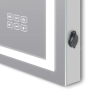 900x750mm ART- Bluetooth LED Mirror with Magnifier FIL Kitchen Bathroom