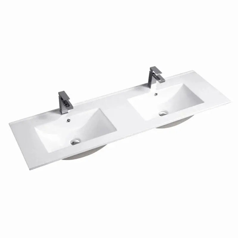 Kingo Fluted Wall Hung Vanity Matte White 1200mm/1500mm - FIL Kitchen Bathroom