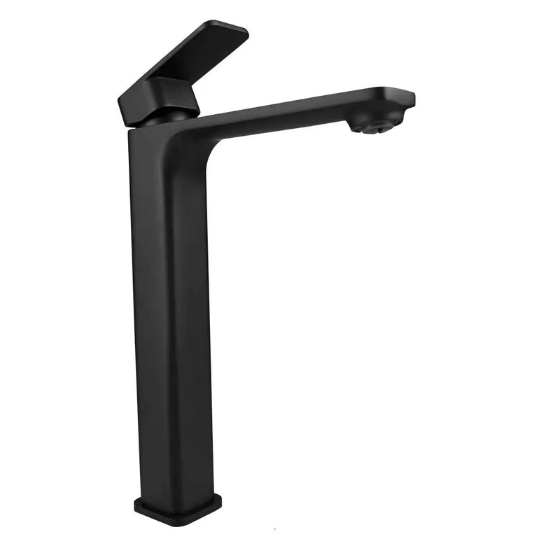 IVANO Series Tall Basin Mixer Chrome & Black FIL Kitchen Bathroom