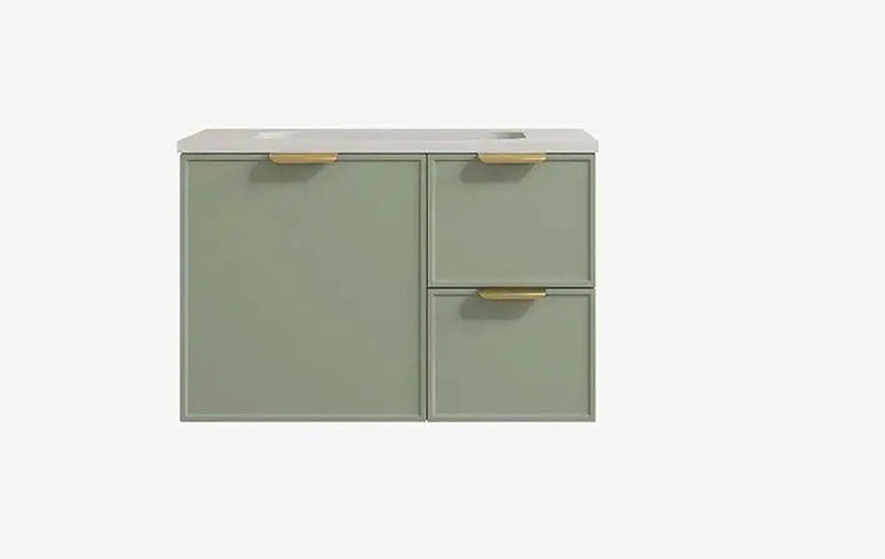 Madura Federation Wall Hung Cabinet Olive Green LK-FM74RW-OG