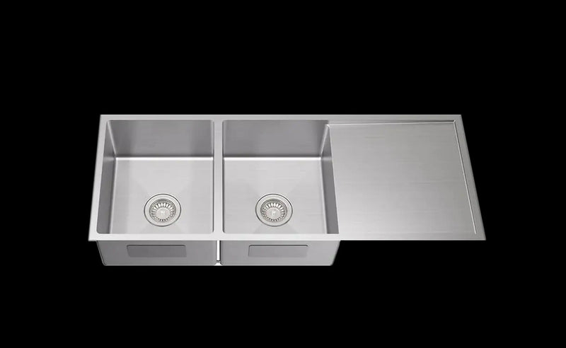 Kliff Hand Made Stainless Steel Sinks DOUBLE BOWL LK-SDK-1140/Multiple Colors
