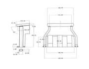 Wellness Toilet Backrest Stainless Steel inspire