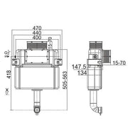 DELTA R&T LOW RISE INWALL CISTERN FIL Kitchen Bathroom