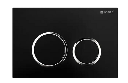 DUAL FLUSH PLATE ROUND BLACK FIL Kitchen Bathroom