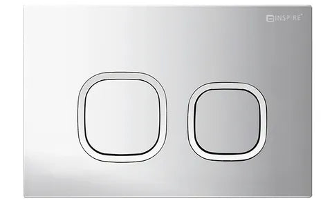 R&T SOFT SQUARE PUSH PLATE MATTE CHROME