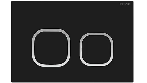 R&T SOFT SQUARE PUSH PLATE MATTE BLACK FIL Kitchen Bathroom