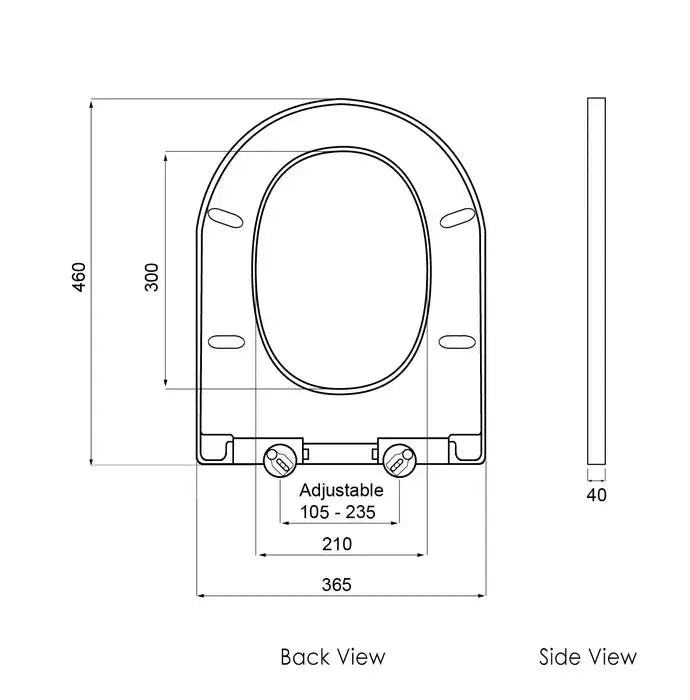 STD SEAT COVER FOR A/V/Z/F/C FIL Kitchen Bathroom