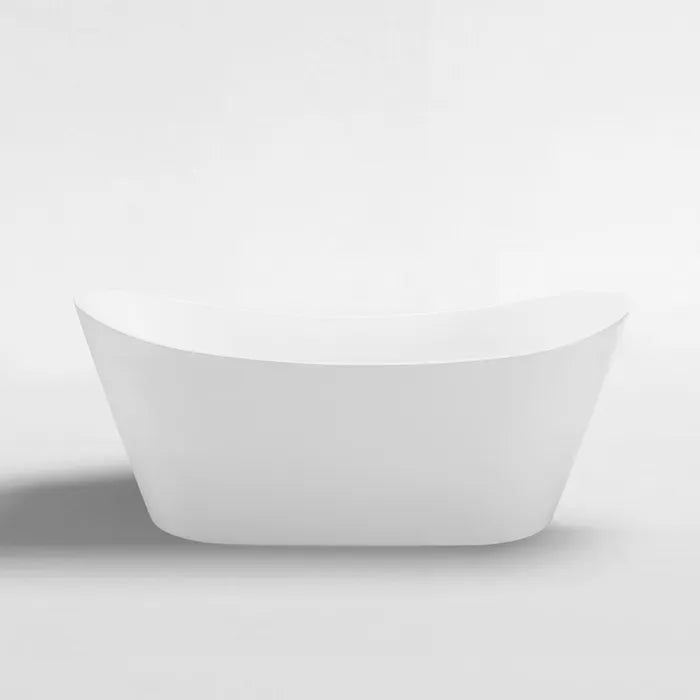 VIVA HIGH BACK FREESTANDING BATHTUB 1500X750X720 NF & GLOSS WHITE