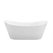VIVA HIGH BACK FREESTANDING BATHTUB 1500X750X720 NF & GLOSS WHITE FIL Kitchen Bathroom