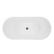 VIVA HIGH BACK FREESTANDING BATHTUB 1500X750X720 NF & GLOSS WHITE FIL Kitchen Bathroom